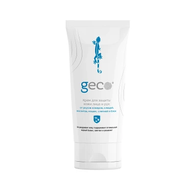 GECO Защитный крем от укусов насекомых 200 мл С КРЫШКОЙ ФЛИП-ТОП